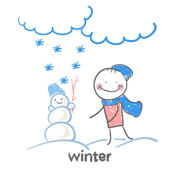 Winter icon — Stock Vector