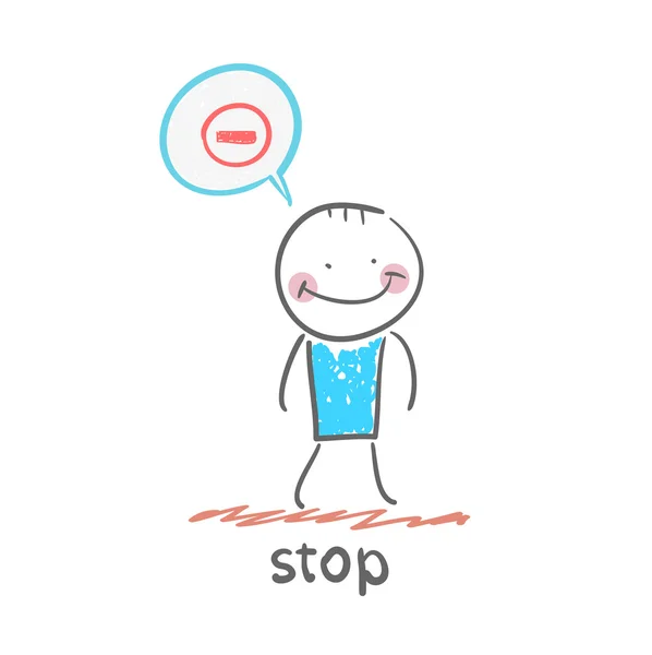 Icône stop — Image vectorielle