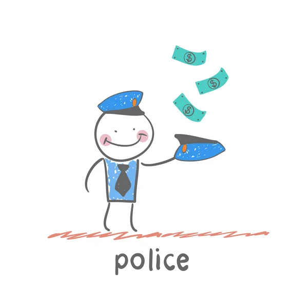 Icona della polizia — Vettoriale Stock