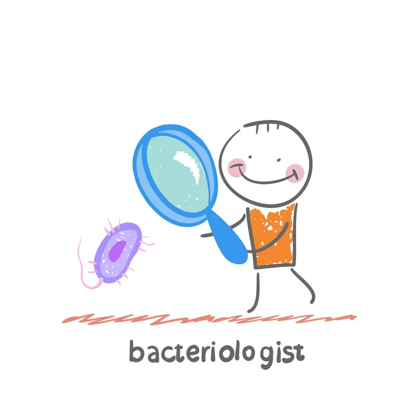 Bacterioloog pictogram — Stockvector