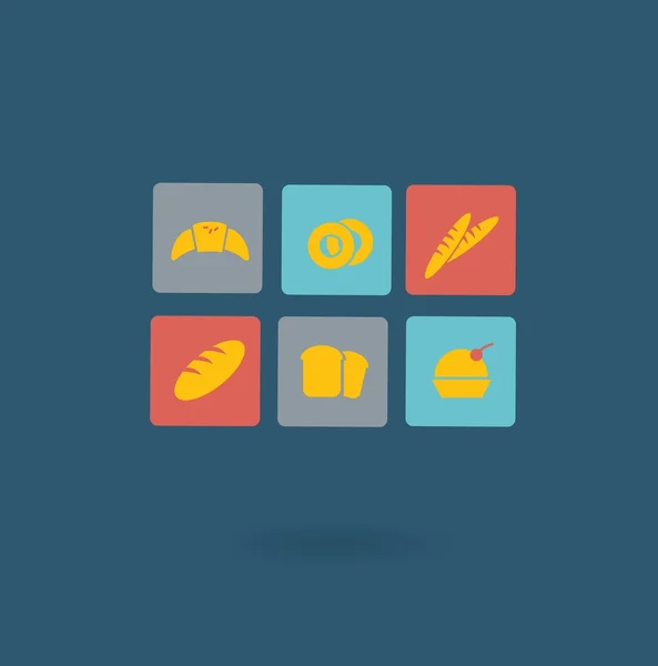 Icono de panadería — Vector de stock