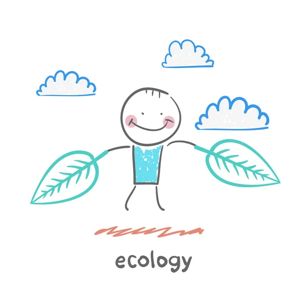 Icono de ecología — Vector de stock