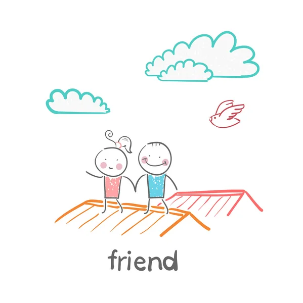 Friend icon — Stock Vector