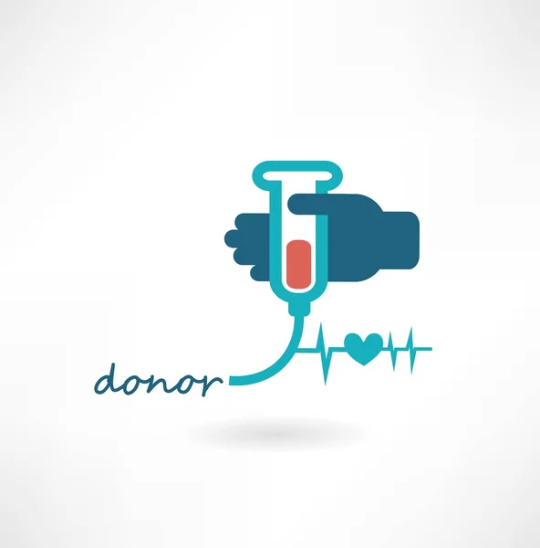 献血概念 — 图库矢量图片