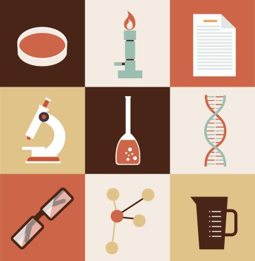 Bilim adamı kimyacı illüstrasyon