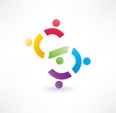 işbirliği simgesi.