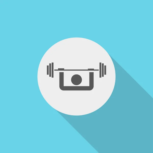 Weightlifter icon — Stock Vector