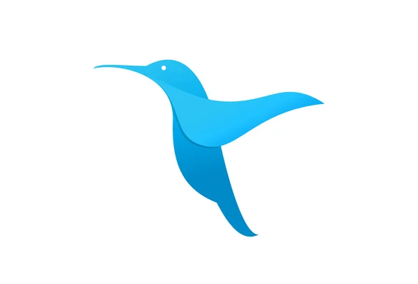 Летучая колибри — стоковый вектор