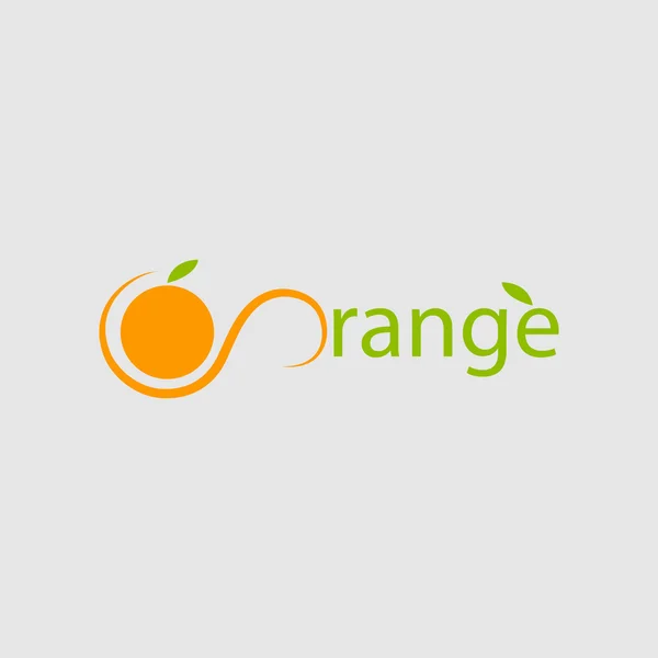 Orange icon — Stock Vector