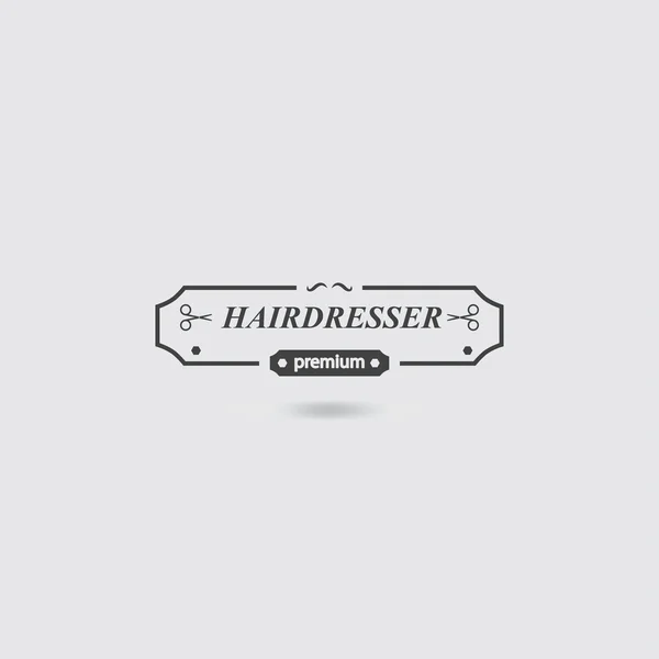 Ícone de cabeleireiro — Vetor de Stock
