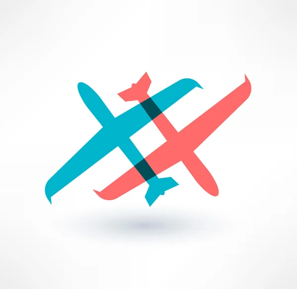 Flygplan symbol. — Stock vektor