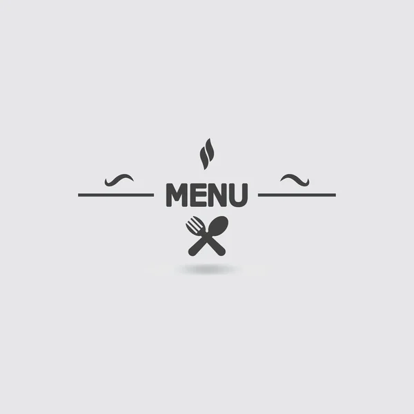 Restaurant menupictogram — Stockvector