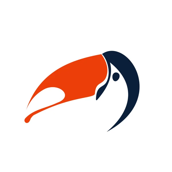 Modello logo Toucan — Vettoriale Stock