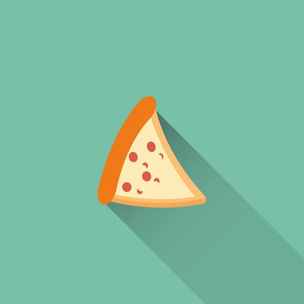 Pizza-icoon — Stockvector