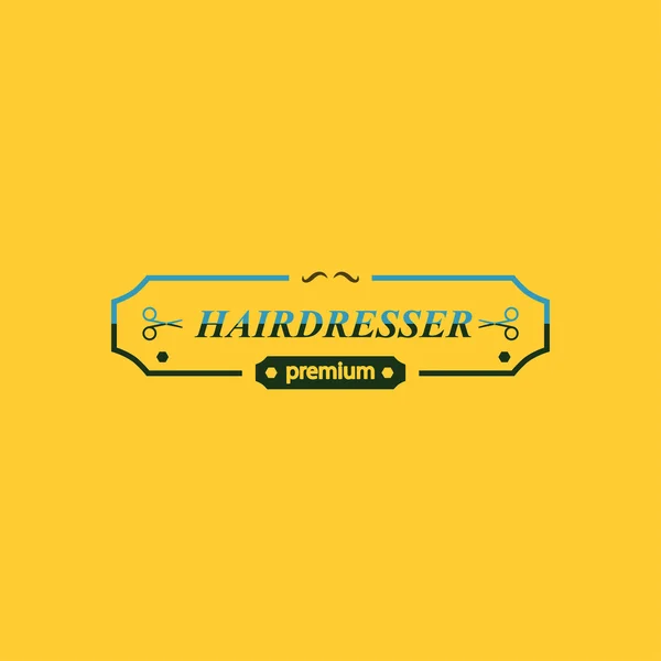 HAIRDRESSER icon — Stock Vector