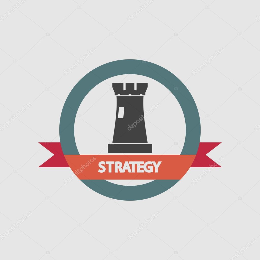 Strategy tower icon
