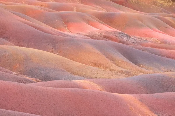 Seven Coloured Earth dunes in Mauritius Royalty Free Stock Images