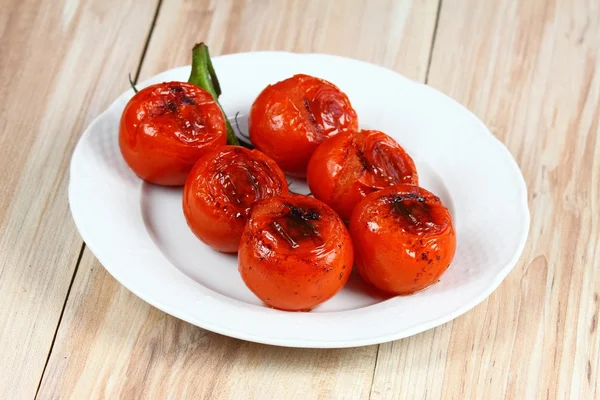 Bando de tomates grelhados — Fotografia de Stock