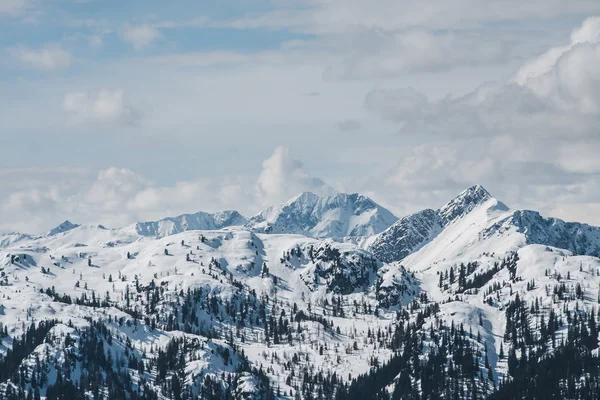 Grandes picos de montanha Fotografia De Stock