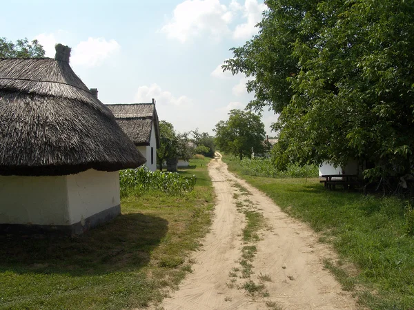 Platteland onverharde weg — Stockfoto