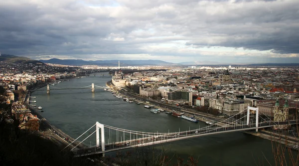 Panorama de Budapest Fotos de stock libres de derechos