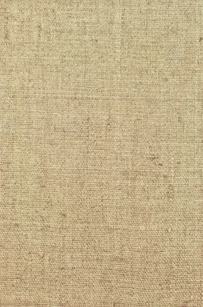 Natuurlijke textuur verticale grunge jute zak Hessiaan zak textuur, grungy vintage land plundering doek, grote gedetailleerde lichte beige patroon macro achtergrond close-up — Stockfoto