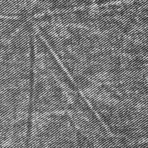 Natural Black Linen Denim Cotton Jeans Texture, Large Detailed macro closeup worn pattern copy space, grey, white — Stock Photo, Image