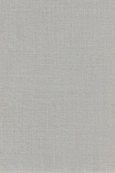 Graue Textur aus khakifarbenem Baumwollgewebe, detaillierte Makro-Nahaufnahmen, große vertikale Textur aus grauem Leinenstoff, die das Raummuster kopiert — Stockfoto