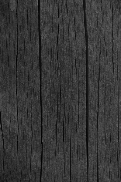 Wooden Plank Board Black Wood Tar Paint Texture Detail, Large Ol — Stock Photo, Image