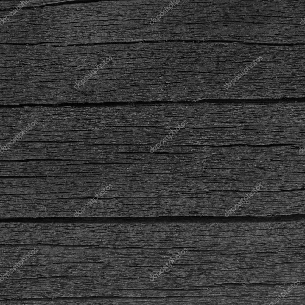 Wooden Plank Board Black Wood Tar Paint Texture Detail, Large Old Aged Dark  Detailed Cracked Timber