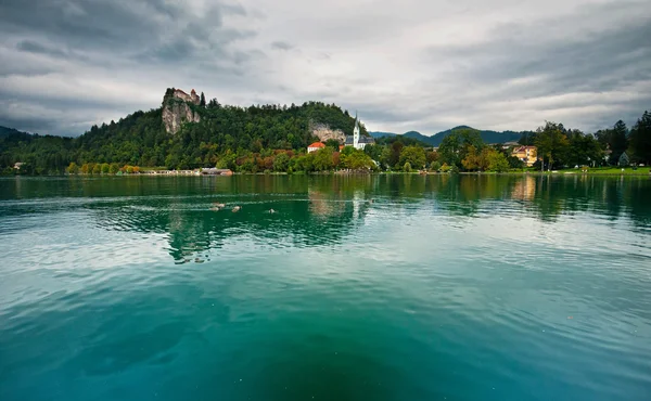 Lago Bled en el día de verano —  Fotos de Stock