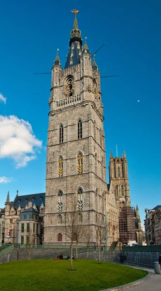 Glockenturm des Glockenturms von Gent — Stockfoto