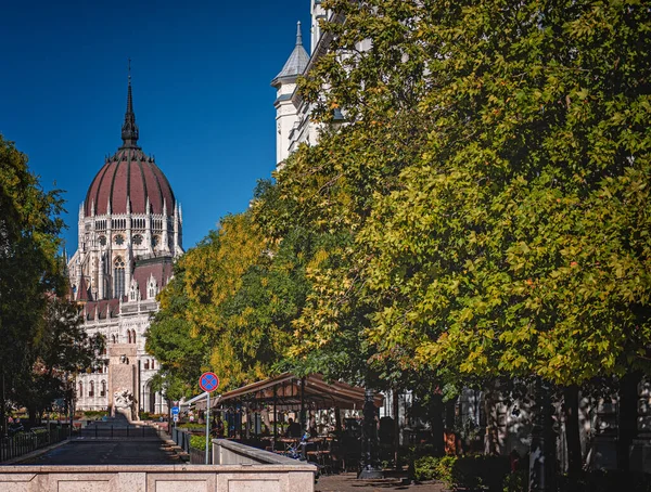 Słynny Węgierski Parlament Budapeszcie — Zdjęcie stockowe