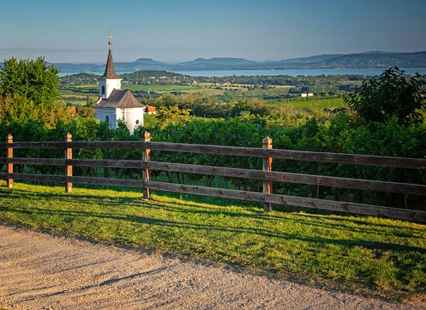 Schöne Alte Weiße Kapelle Balatonlelle — Stockfoto