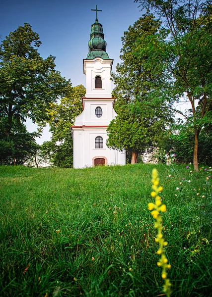 Capela Pequena Szantodpuszta Hungria — Fotografia de Stock