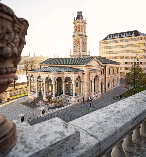 Budapest Ungern November 2020 Utsikt Över Budapests Historiska Byggnader Morgonen — Stockfoto