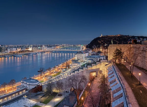 Fin Utsikt Över Budapest Vintern — Stockfoto