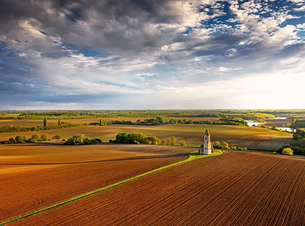 Medieval Ruin Temple Somogyvmos Hungary — Stock Photo, Image