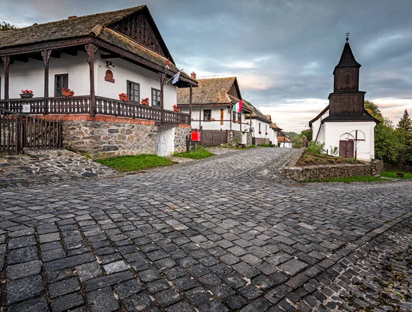 Holloko Hungary October 2020 Traditional Stone Houses Old Town Holloko — Stock Photo, Image