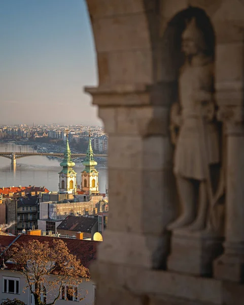 Fisherman Bastion Budapest Morning — Stock Photo, Image