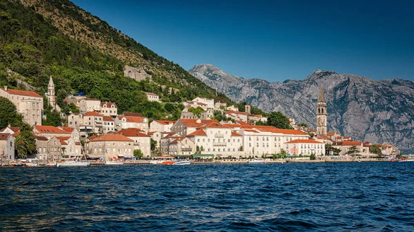 Perast Monenegro 2019年8月7日 モンテネグロの旧市街の景色 — ストック写真