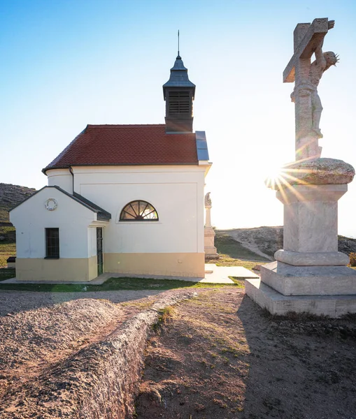 Kaple Budars Maďarsko Vrcholu Kopce — Stock fotografie