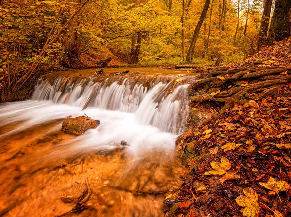 Cachoeira Agradável Szilvasvarad Hungria Outono — Fotografia de Stock