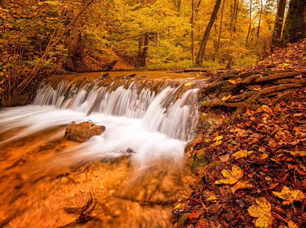 Bonita Cascada Szilvasvarad Hungría Otoño —  Fotos de Stock