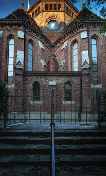 Templo Protestante Szilagyi Dezso Budapest Hungría — Foto de Stock