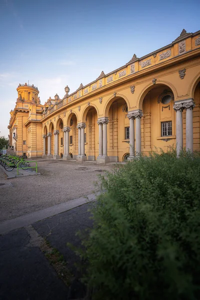 Budapest Hungary June 2021 Exterior Famous Szchenyi Thermal Bath Budapest — Photo