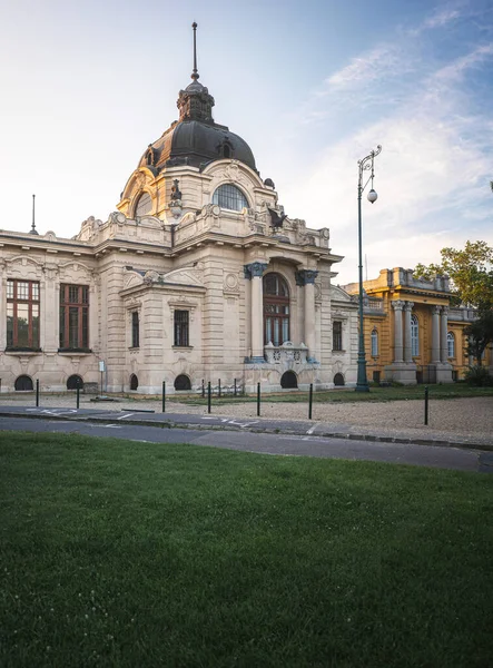 Famoso Baño Termal Szechenyi Budapest Hungría — Foto de Stock