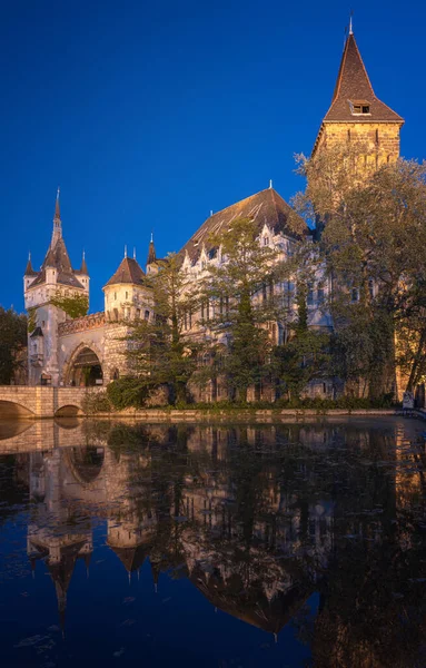 Famous Vajdahunyad Castle Budapest Hungary — Stock Photo, Image