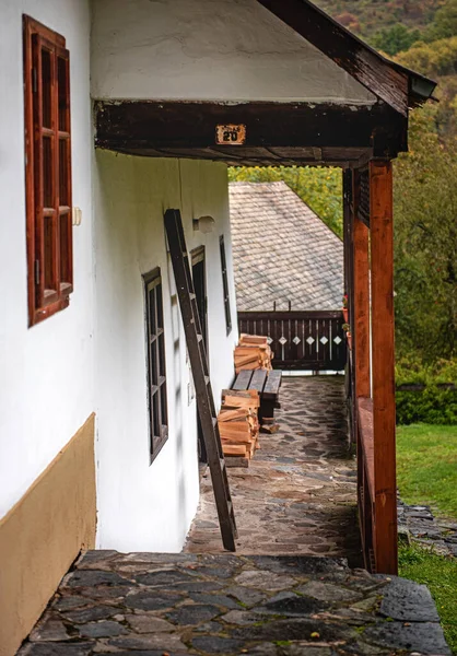 Holloko Hungría Octubre 2020 Casas Piedra Tradicionales Casco Antiguo Holloko — Foto de Stock