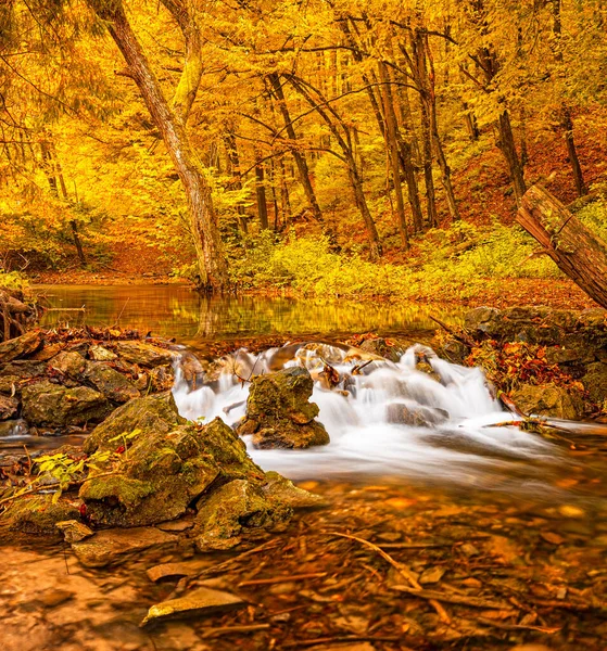 Cachoeira Vale Szalajka Hungria — Fotografia de Stock